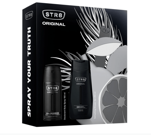 Set Deodorant 150ml + Xhel Dushi 250ml STR8, Original