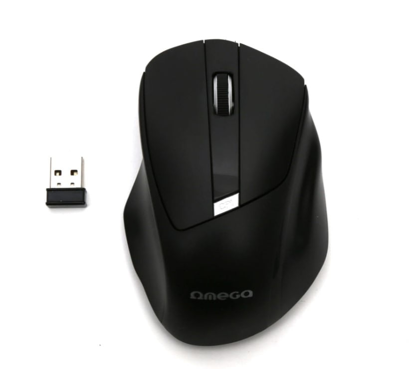 MOUSE OMEGA OM216B | WIRELESS 1000/1200/1600 DPI BLACK