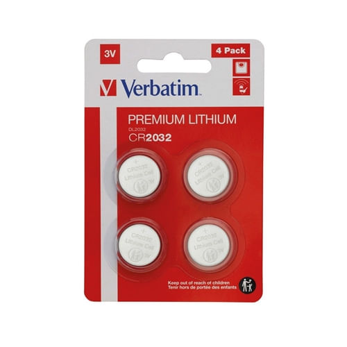 BATERI VERBATIM LITHIUM CR2032 BLISTER*4