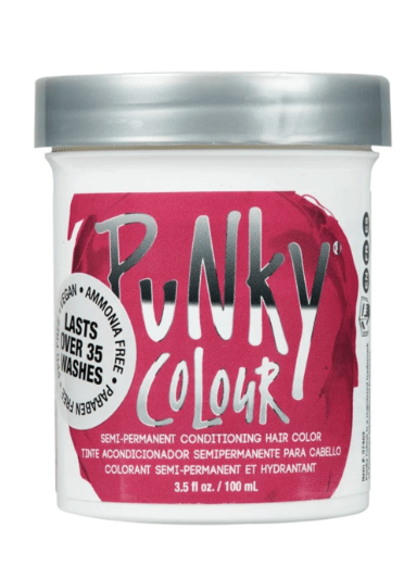 Ngjyrë gjysmë e përhershme për flokë Rose Red, Punky Colour