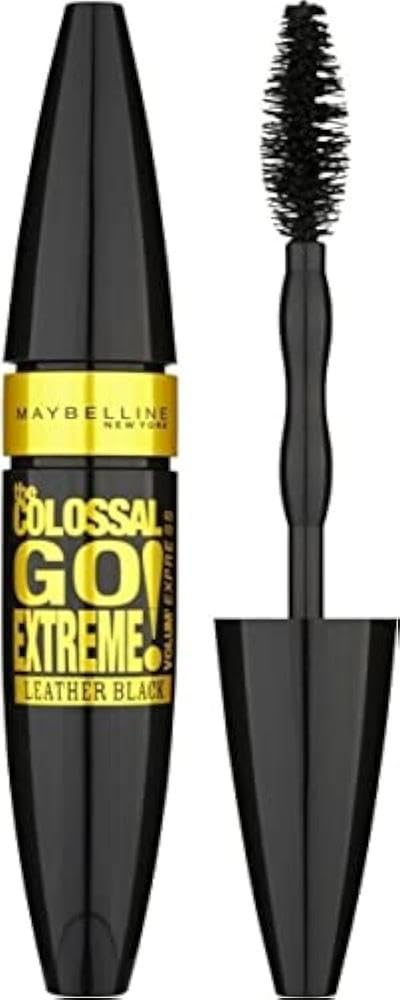 Maskarë për qerpikë Maybelline The Colossal Go Extreme, Leather Black, 9.5 ml
