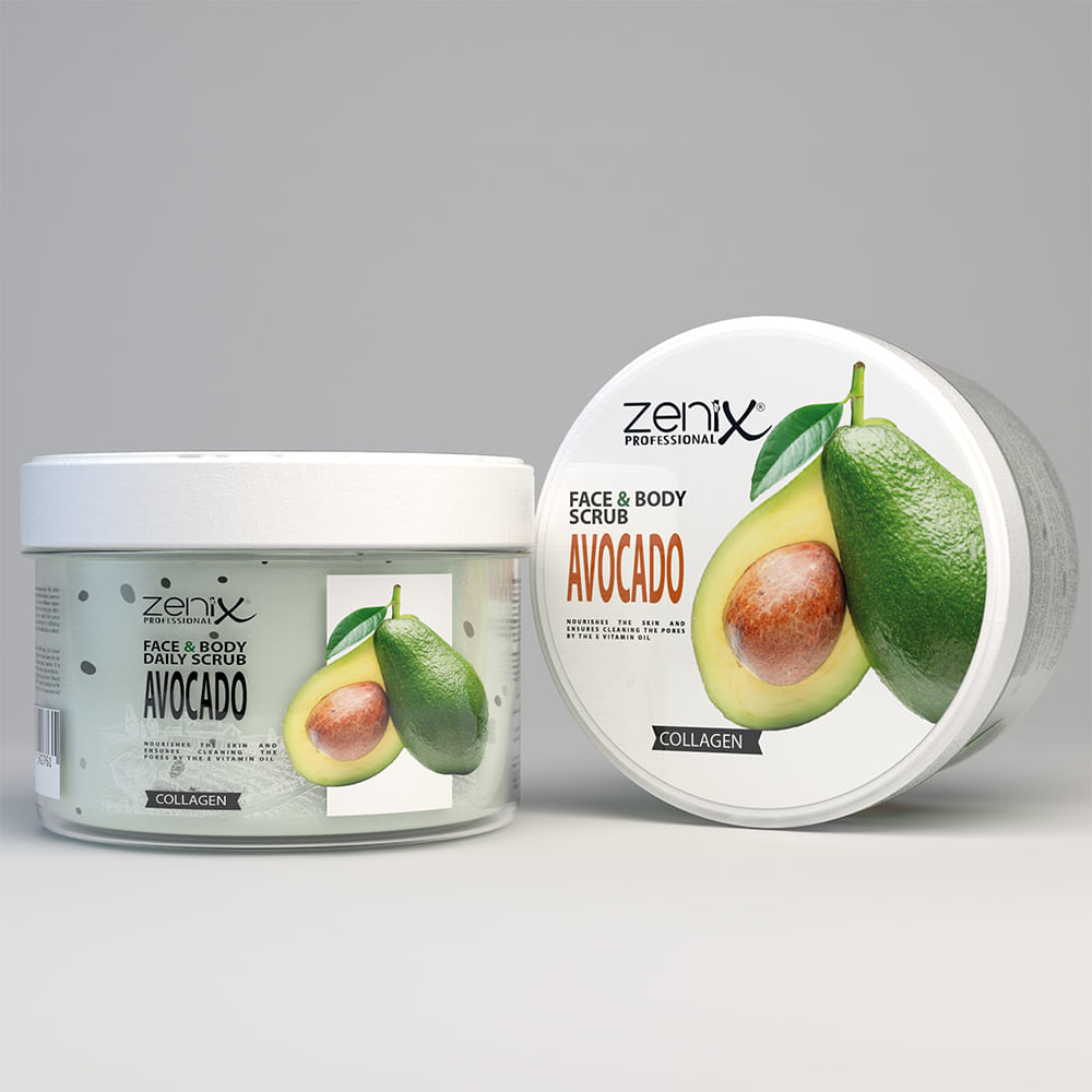 Scrub Ditor për Fytyrë Zenix me Avokado | 275 ml