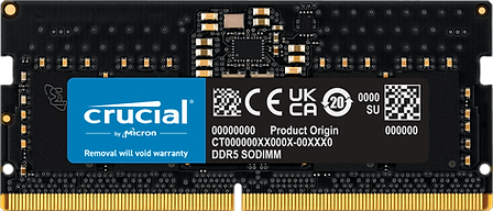 RAM memorje Crucial, 8GB DDR5 4800MHz SODIMM