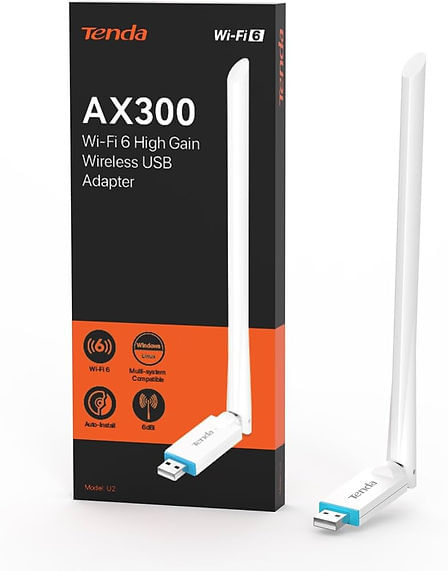 Adapter USB WIRELESS WIFI 6 AX300 U2, 286mbps