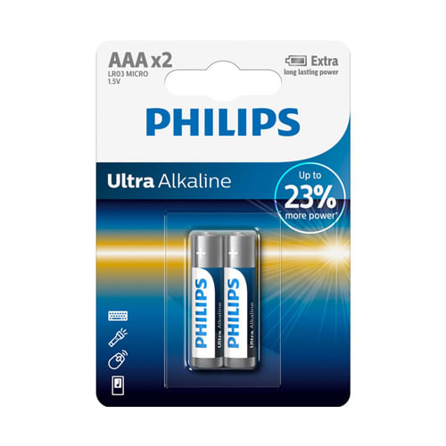 Philips Bateria AAA Ultra Alkalin 2 set