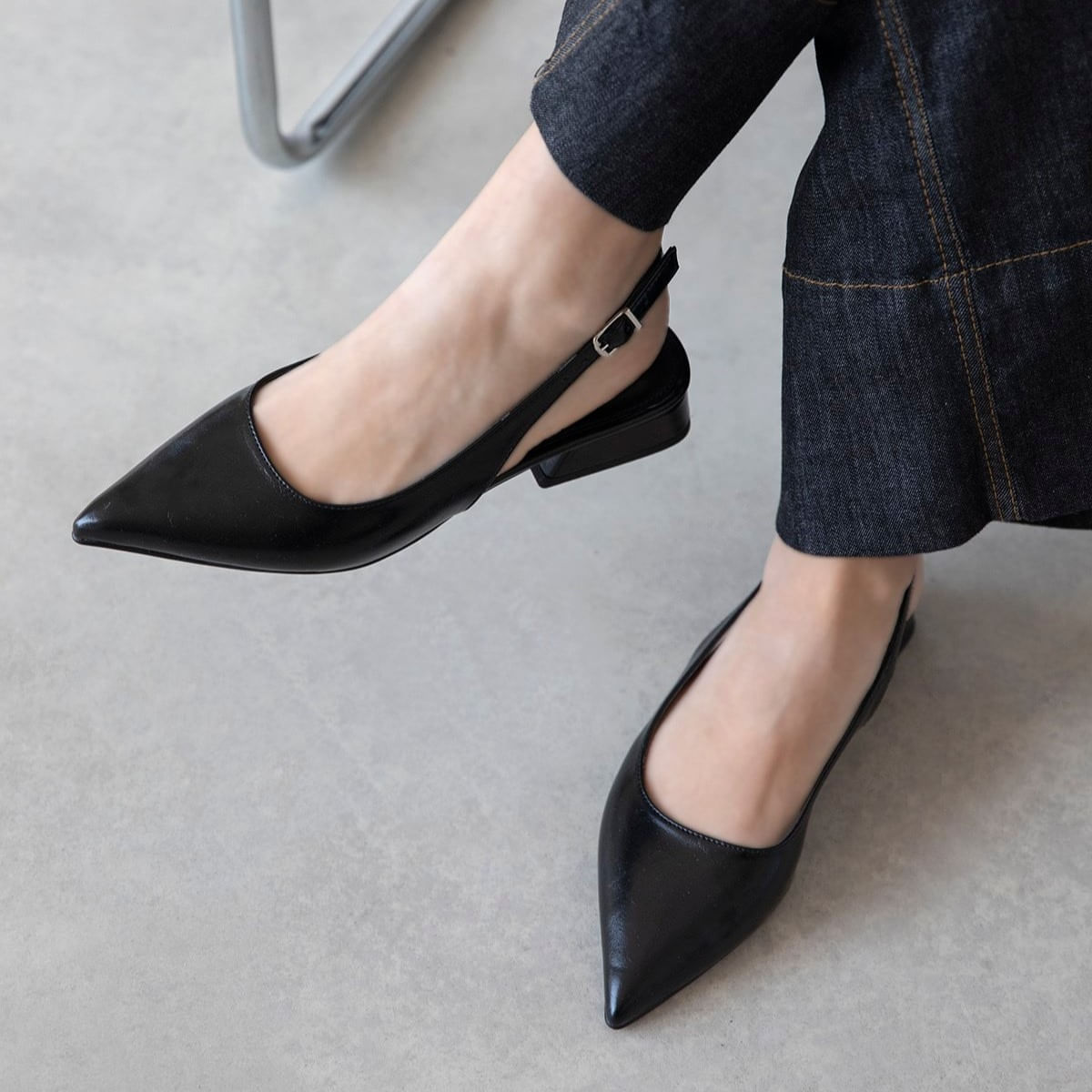 Jesse Black Leather