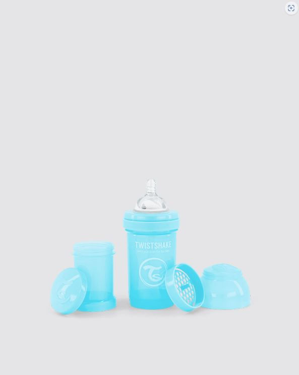 Shishe Anti-Kolikë Twistshake, blu pastel, 180ml