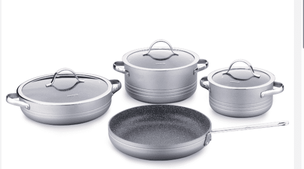 KORKMAZ A2619-3 LINEA SET TENGJERE 7PCS GRANIT