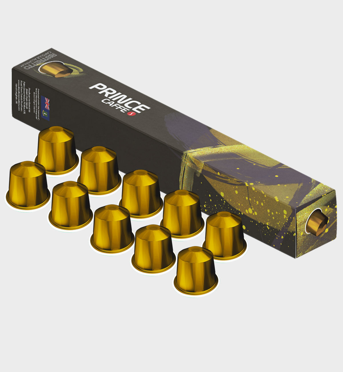 Pako kapsulash kafeje Alumini Gold Ristretto \ 8 + 2 GRATIS