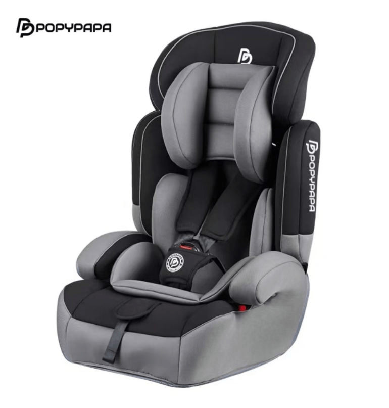 Ulëse për fëmijë për veturë grey isofix – 9 deri 36 kg PopyPapa 702a, hirtë