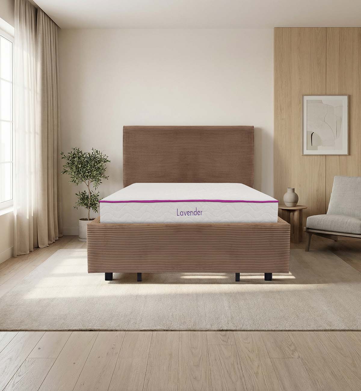 DYSHEK LAVENDER + KORNIZË SHTRATI + LATOFLEX CASSA 180x200cm