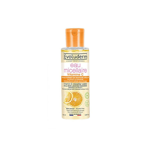 Uje per pastrim te makiazhit Evoluderm vitamin C 100ml
