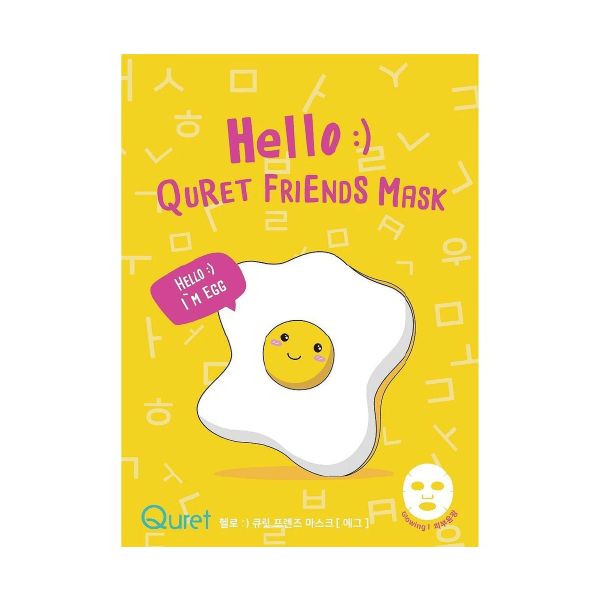 Maske per fytyre Quret hello friend veze