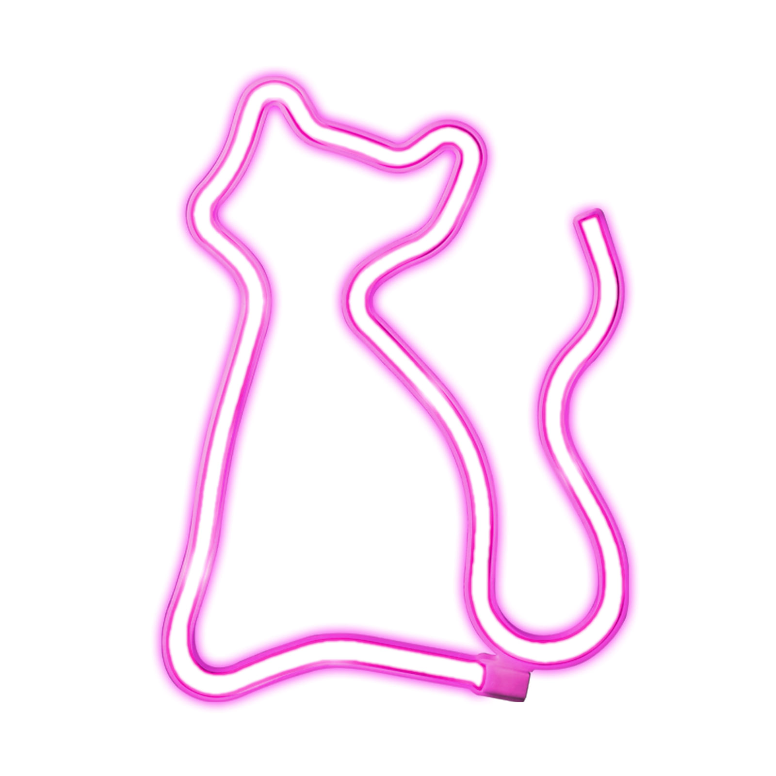 LED dekorativ neon PINK CAT, rozë