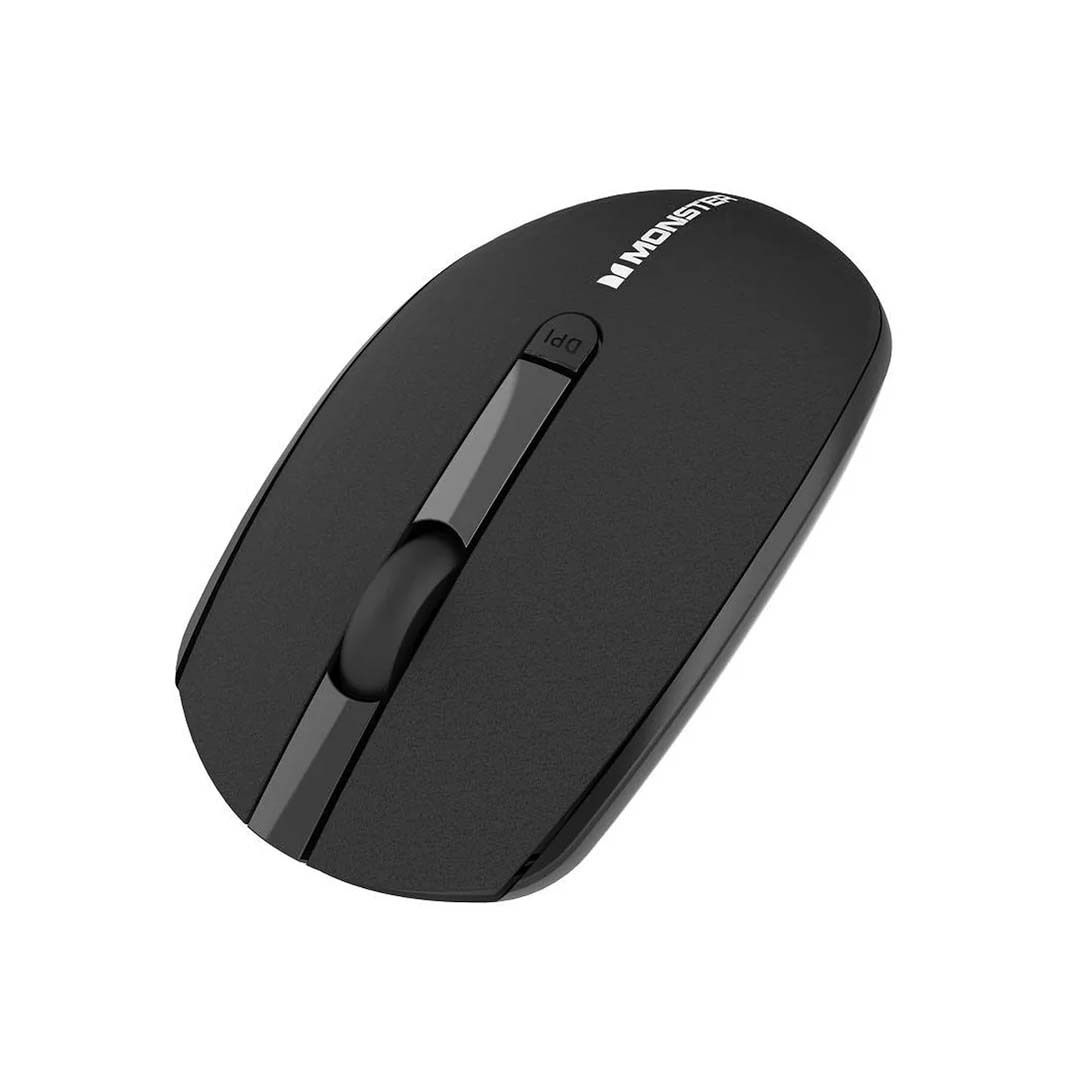 Set Tastierë + Maus Wireless, Monster KM3 PRO-CBK