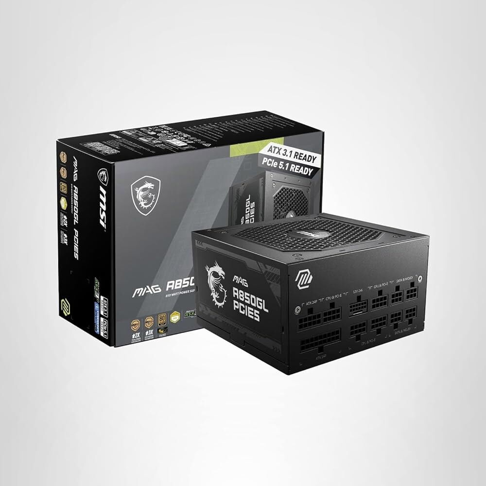 Burim energjie, MSI MAG A850GL- PCIe5 II, 850W 80+ Gold, Fully Modular