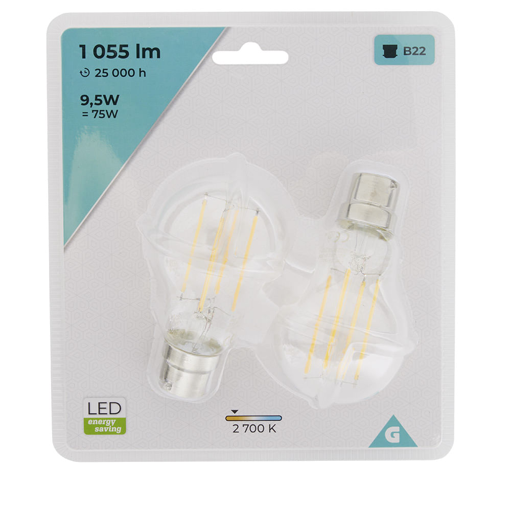 LLAMP LED X4 A60B22 1055LM 8W