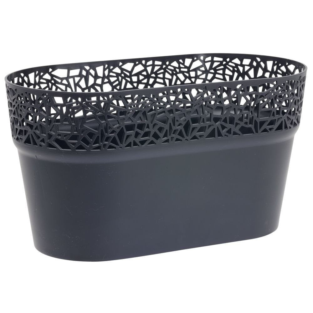 VAZO PER PEME NGA PLASTIKA DEKORATIVE S433 27.5X14.5X14.8CM
