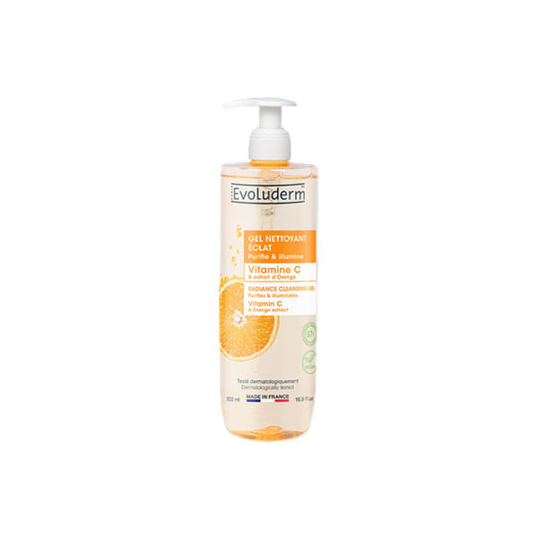 Gell pastrues per fytyre Vitamin C Evuloderm 500ml