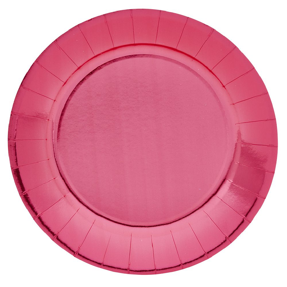 PJATË LETRE Ø23 CM E KUQE X10