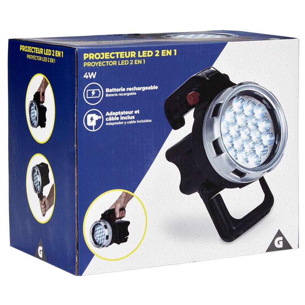 PROJEKTOR LED I RIKARIKUESHËM 170LM