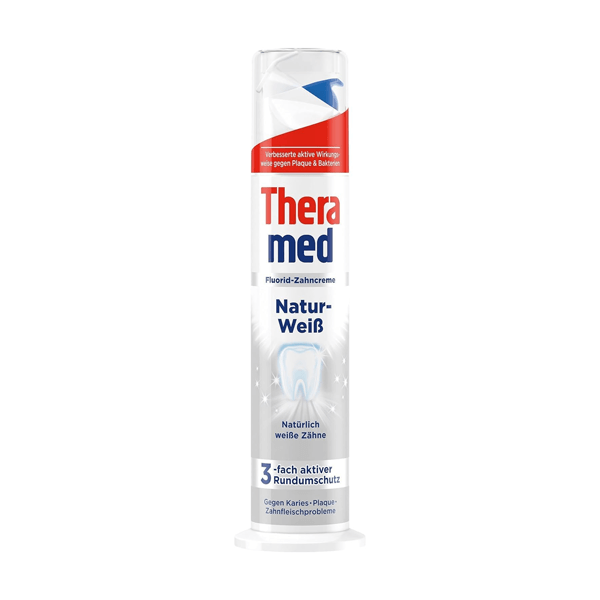Paste dhembesh Theramed bardhe natyrale 100ml