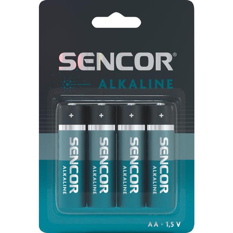 Bateri Sencor SBA LR6 4BP AA Alk - 1.5V, 4 copë
