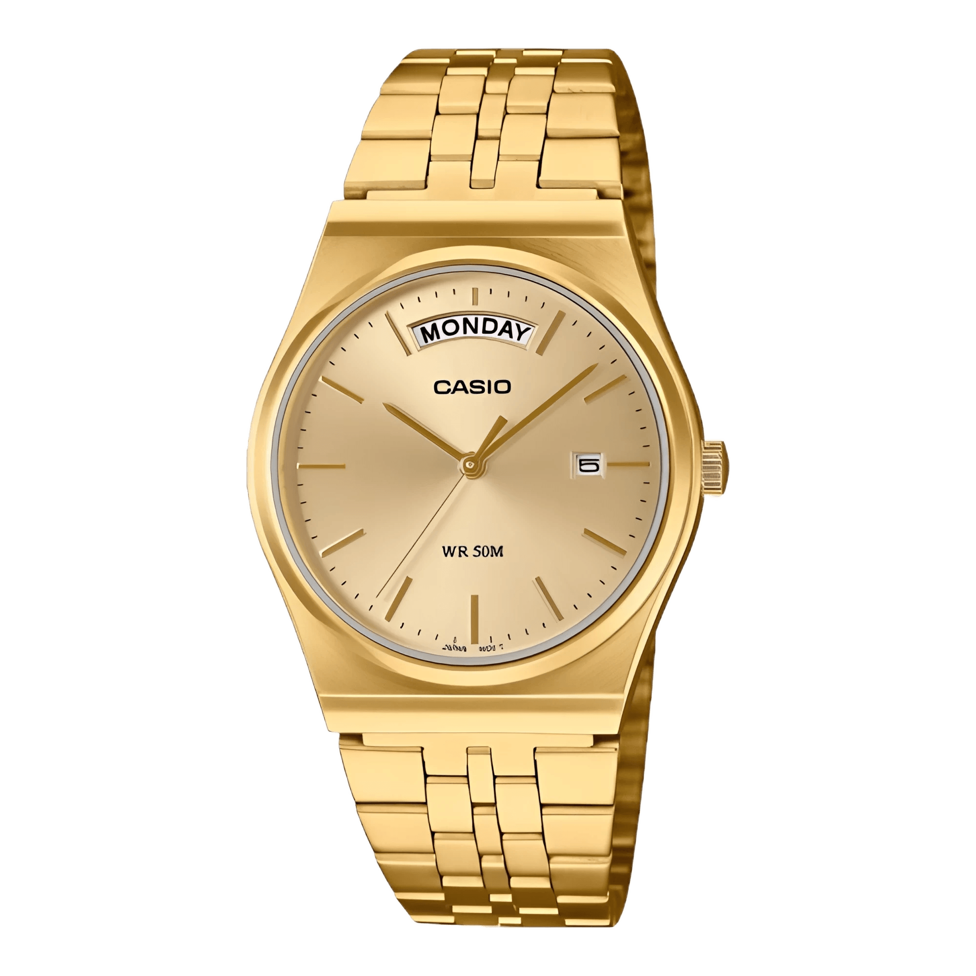 Orë dore Casio MTP-B146G-9AV, e artë