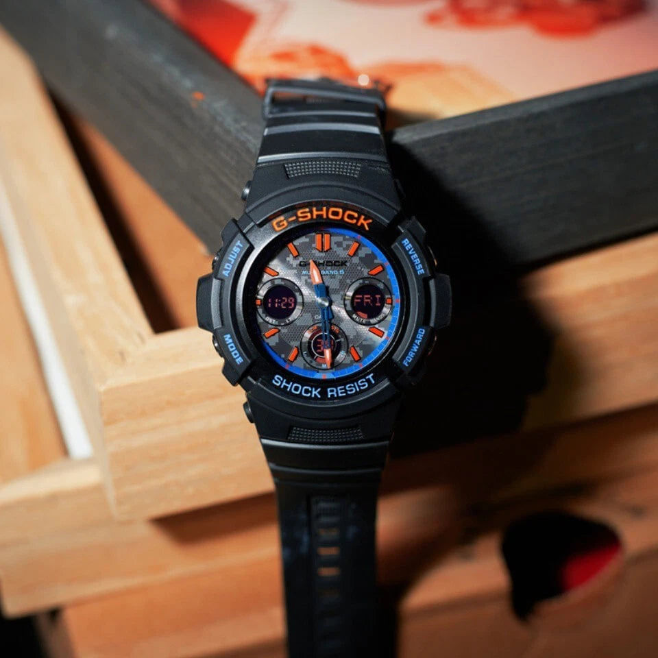Orë dore G-SHOCK AWR-M100SCT-1A, e zezë