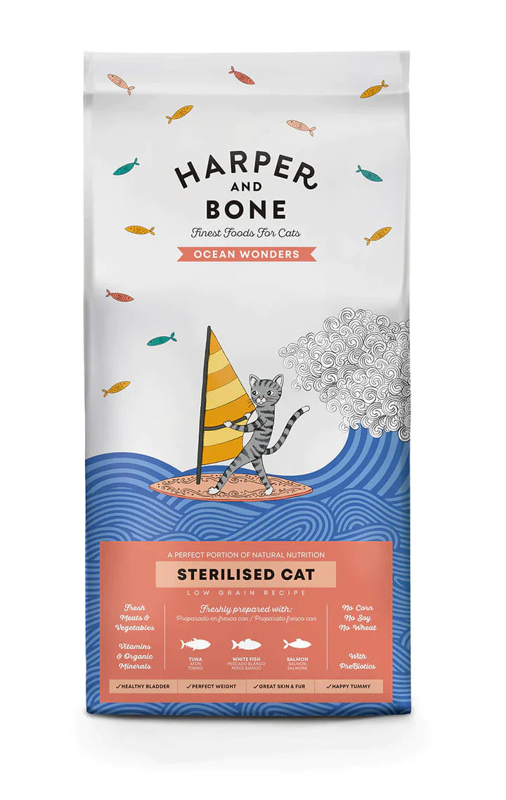 Ushqim për mace adulte, Harper and Bone, Ocean Wonders, 2 kg