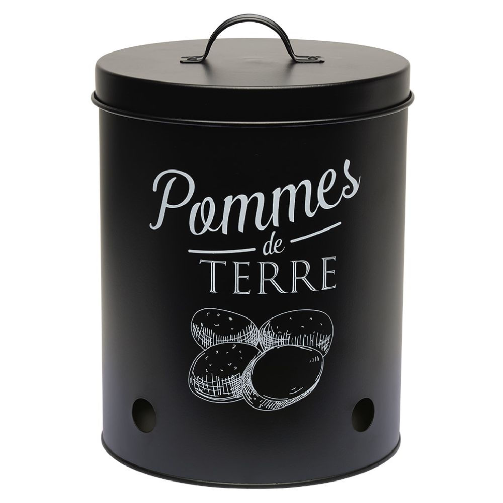 KUTI NGA METALI PER RUAJTJE USHQIMI PER PATATE D18CM