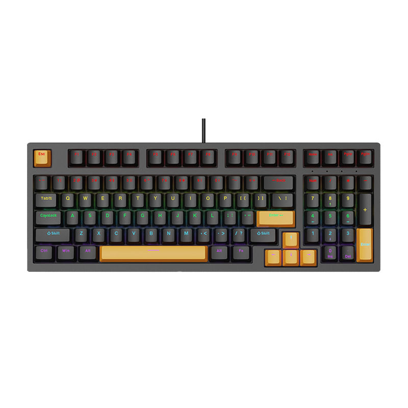 XTRIKE ME GK-997 Gaming Mechanical Wired Keyboard Black