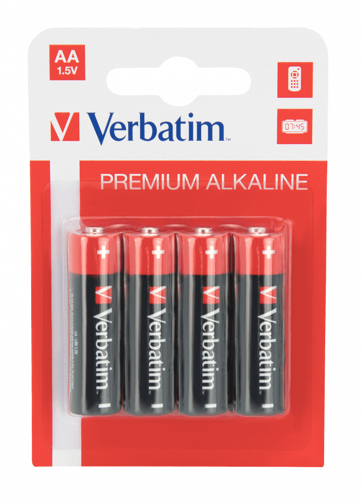BATERI VERBATIM VBLR06 | PREMIUM ALKALINE LR06 / 4