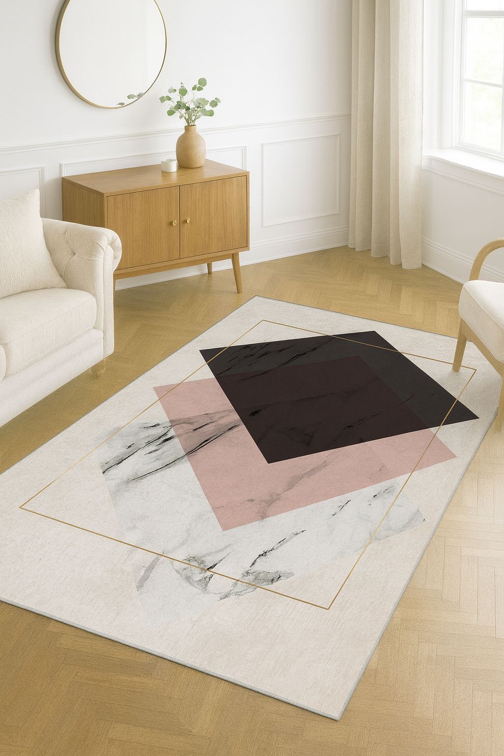 Tepih (100 x 140) Conceptum Hypnose HM-CRP25-6, shumëngjyrësh