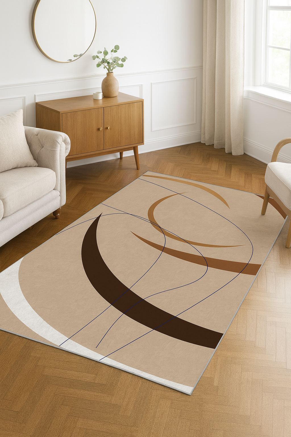 Tepih (100 x 140) Conceptum Hypnose HM-CRP25-45, shumëngjyrësh