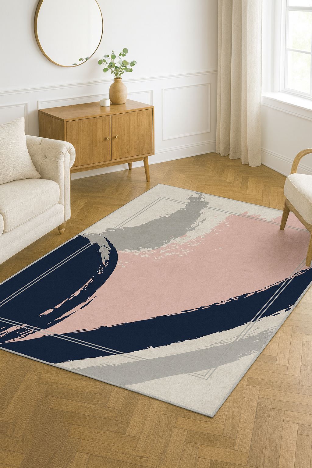 Tepih (100 x 140) Conceptum Hypnose HM-CRP25-49, shumëngjyrësh