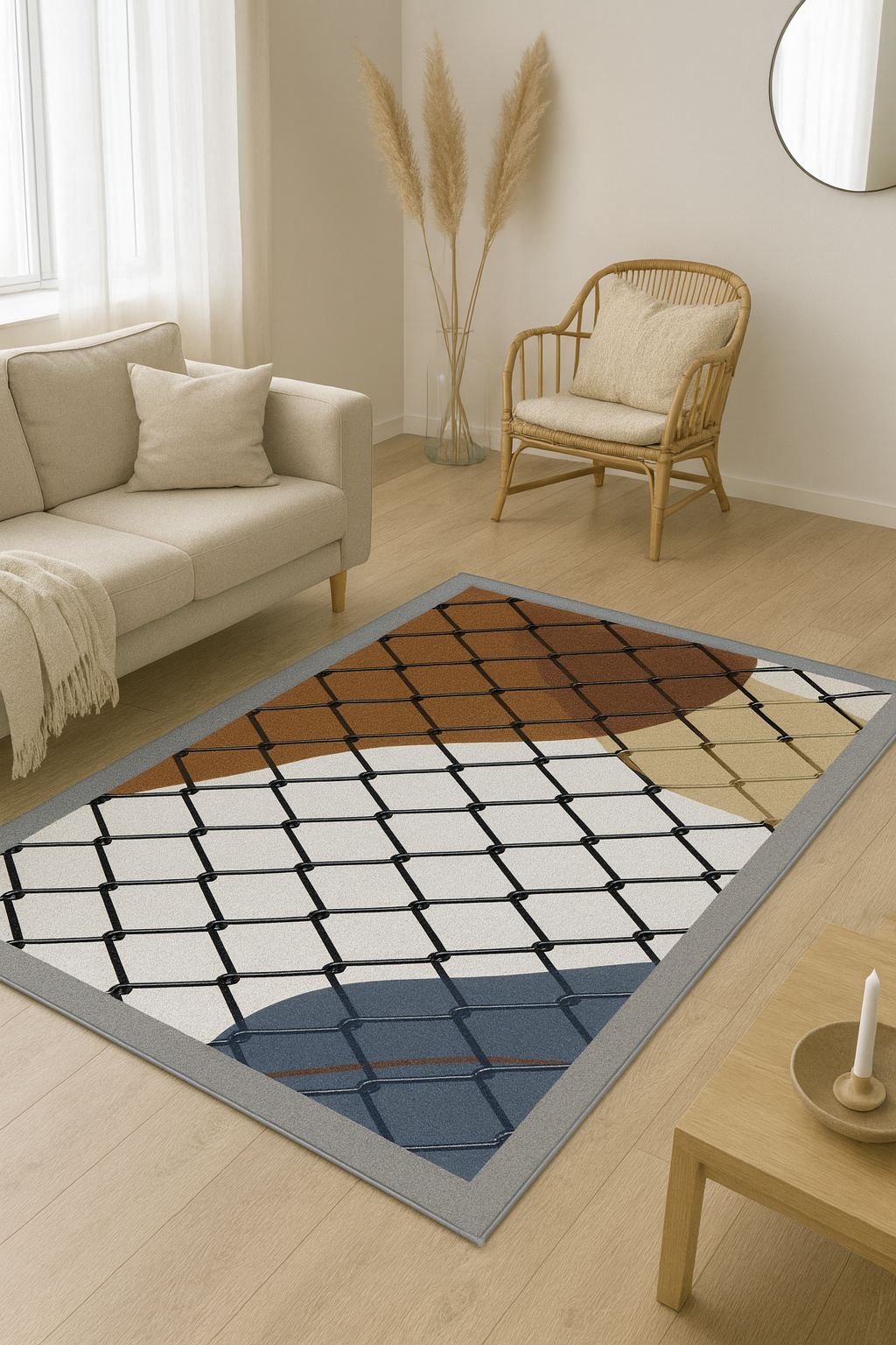 Tepih (140 x 220) Conceptum Hypnose HM-CRP25-17, shumëngjyrësh