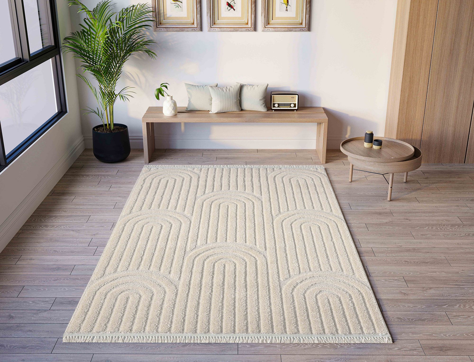 Tepih (80 x 300) Conceptum Hypnose Janerio, krem