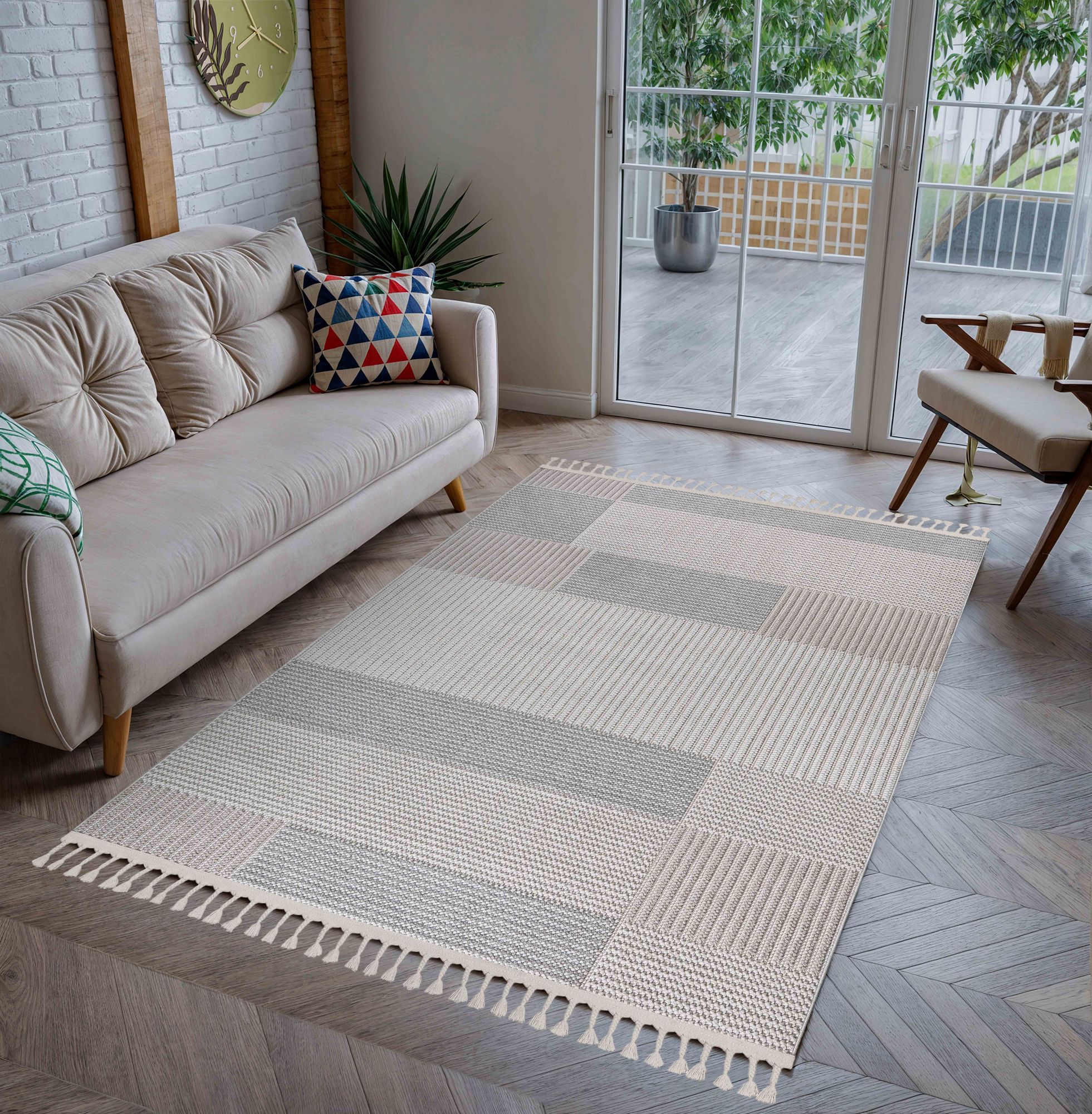 Tepih (100 x 300) Conceptum Hypnose Korya, bezhë
gri