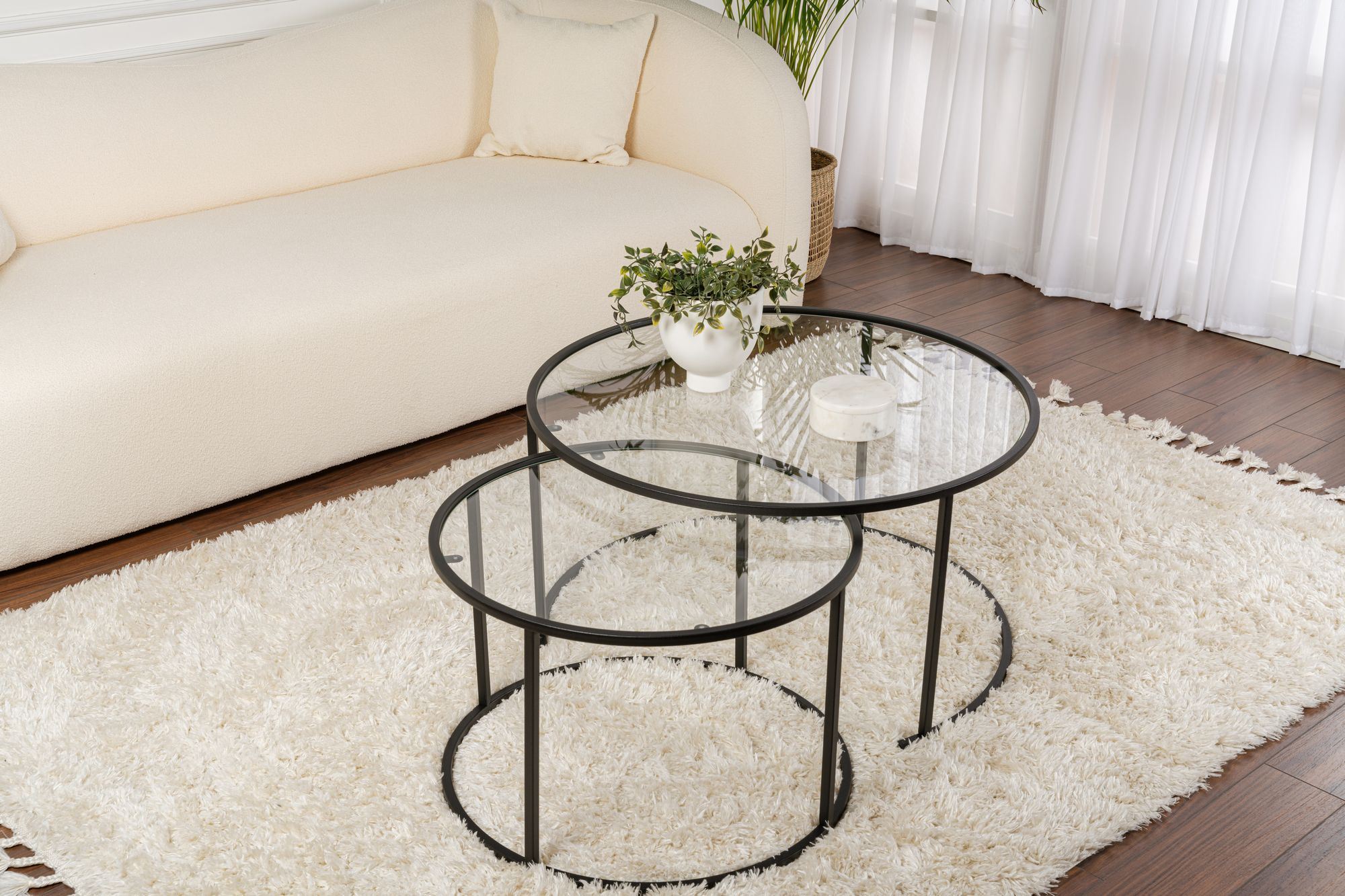 Set Tavoline Kafeje Nordure, Aurum - 80, 60 - E zezë, Transparente