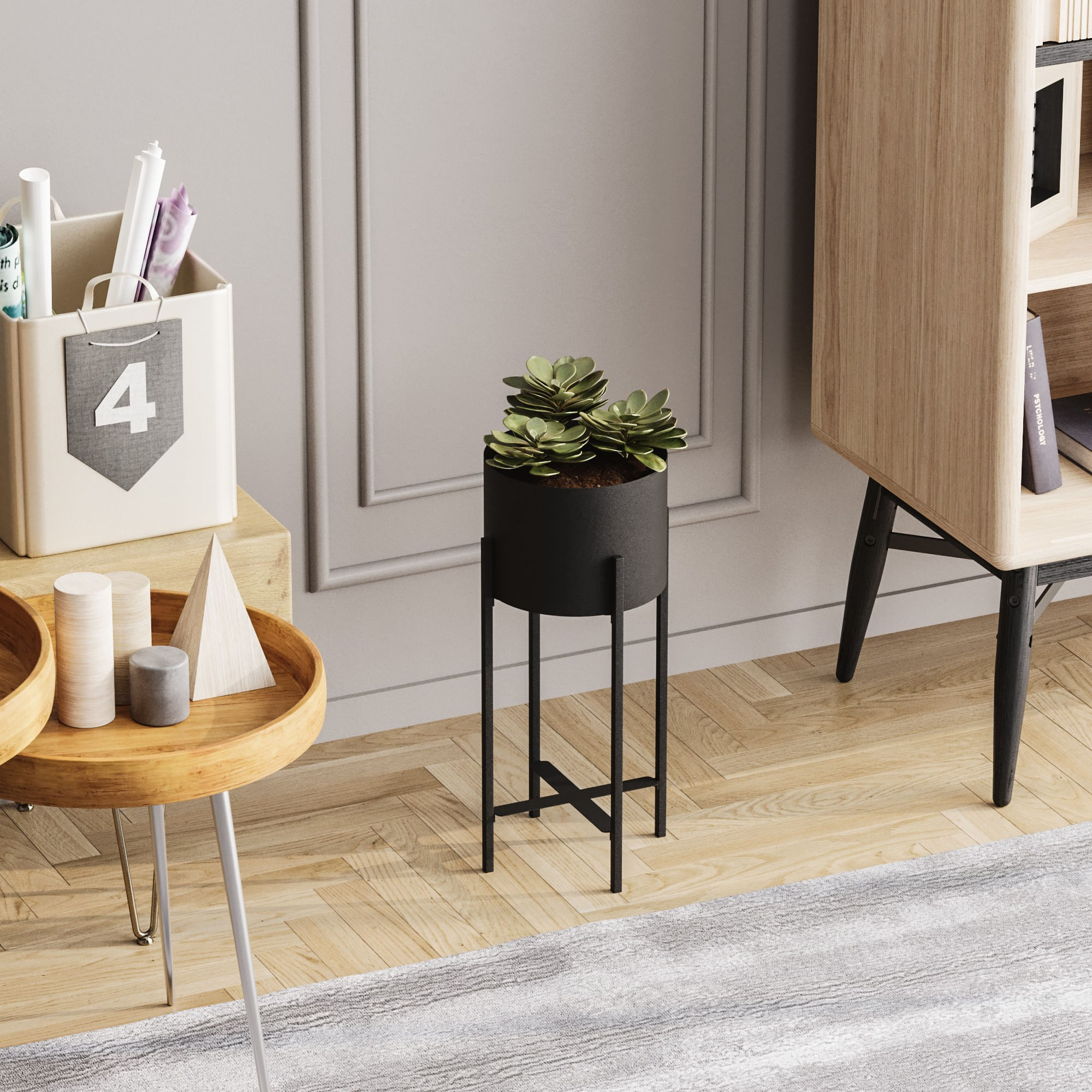 Vazo dekorative Aberto Design GED-026, e zezë