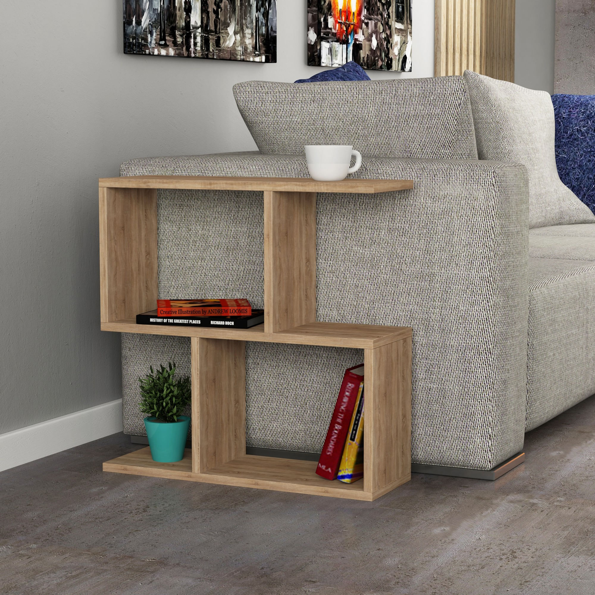 Tavolinë anësore Hanah Home Mania, lisi
