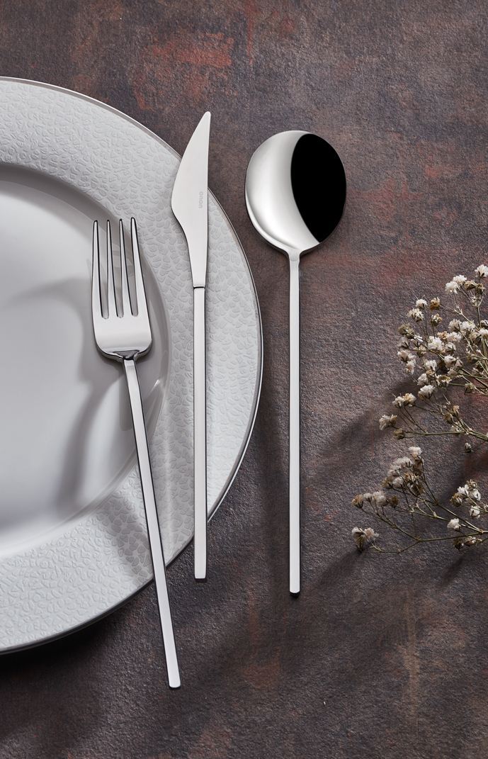 Set takëmesh (18 copë) Hermia Patara18, chrome
