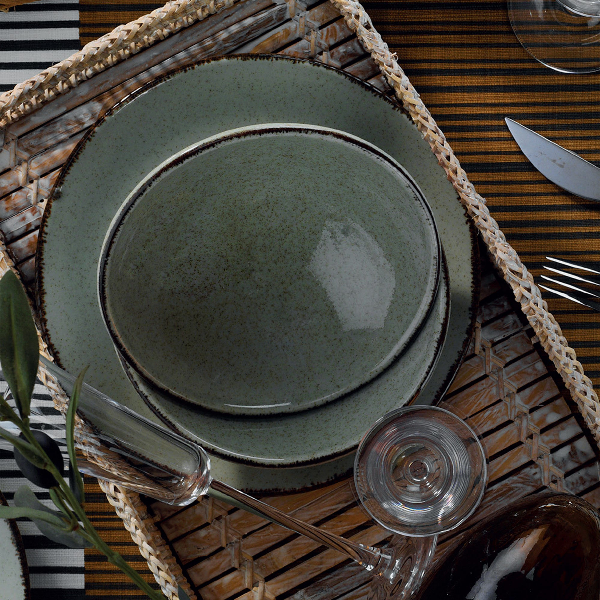 Set Darke (18 copë) Hermia CXEO18Y2730P03, jeshile
