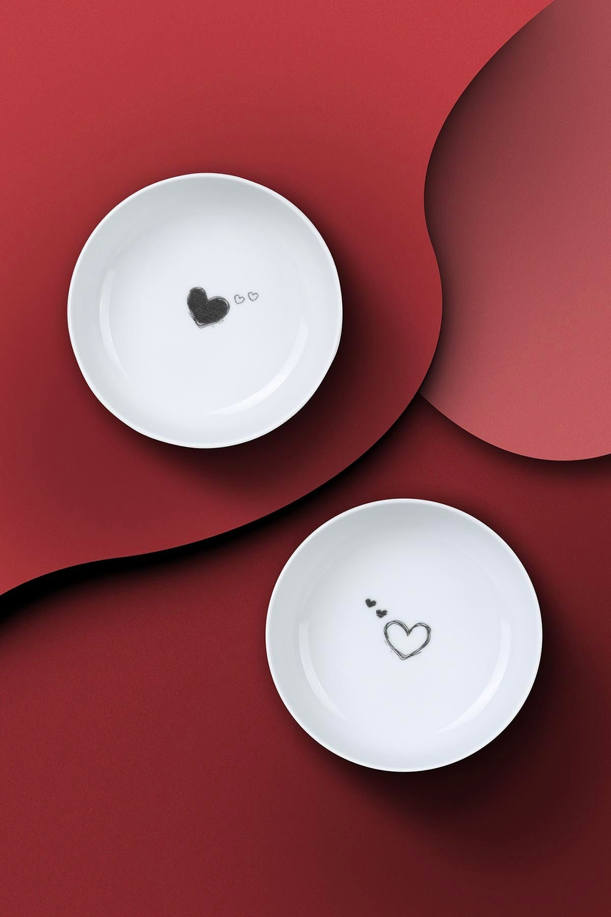 Set tasash (2 copë) Hermia NNMOD15KSS2885737, e bardhë e zezë
