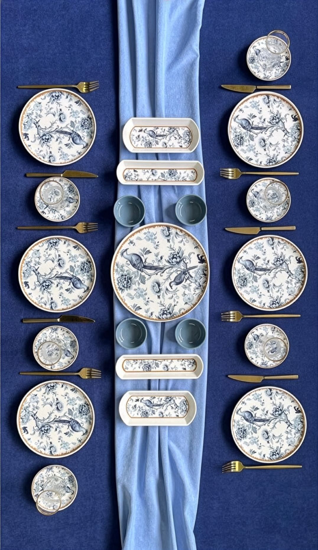 Set për Mëngjes (21 copë) Hermia Zogu Blu 21, shumëngjyrësh