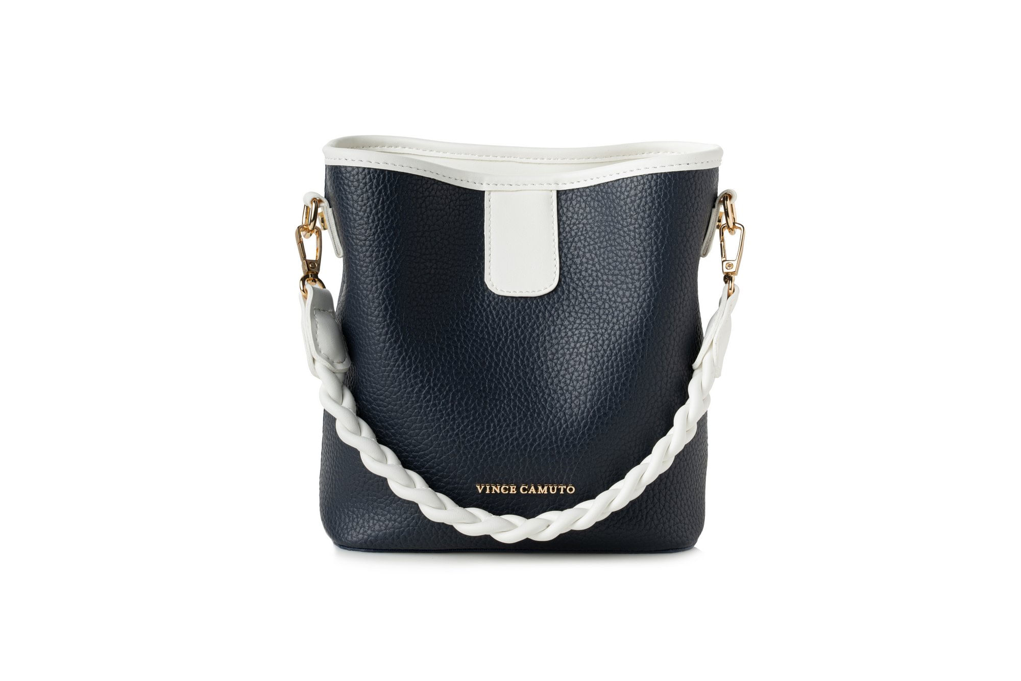 Çantë dore Vince Camuto Venecia - Blu e errët, e bardhë