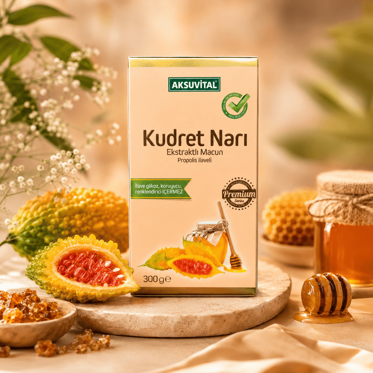 Ushqimore AL Jilbab Kudret Nari Macun – Premium Herbal Mix për Energji dhe Imunitet