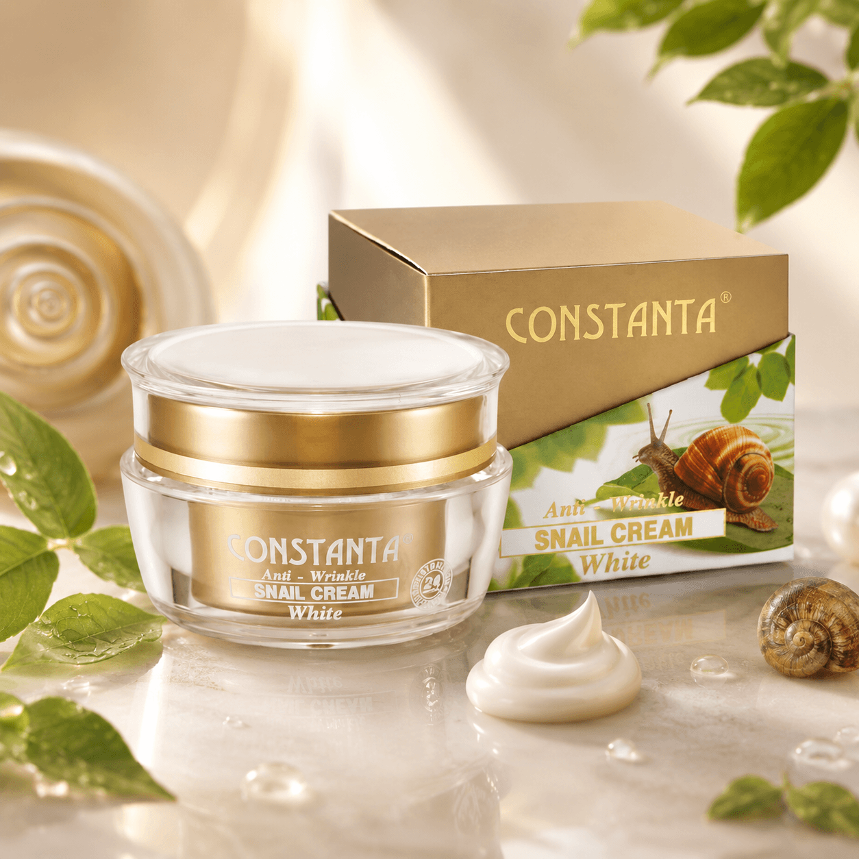 Shëndeti dhe bukuria Constanta Snail Cream Anti Wrinkle - Constanta 50 ml
