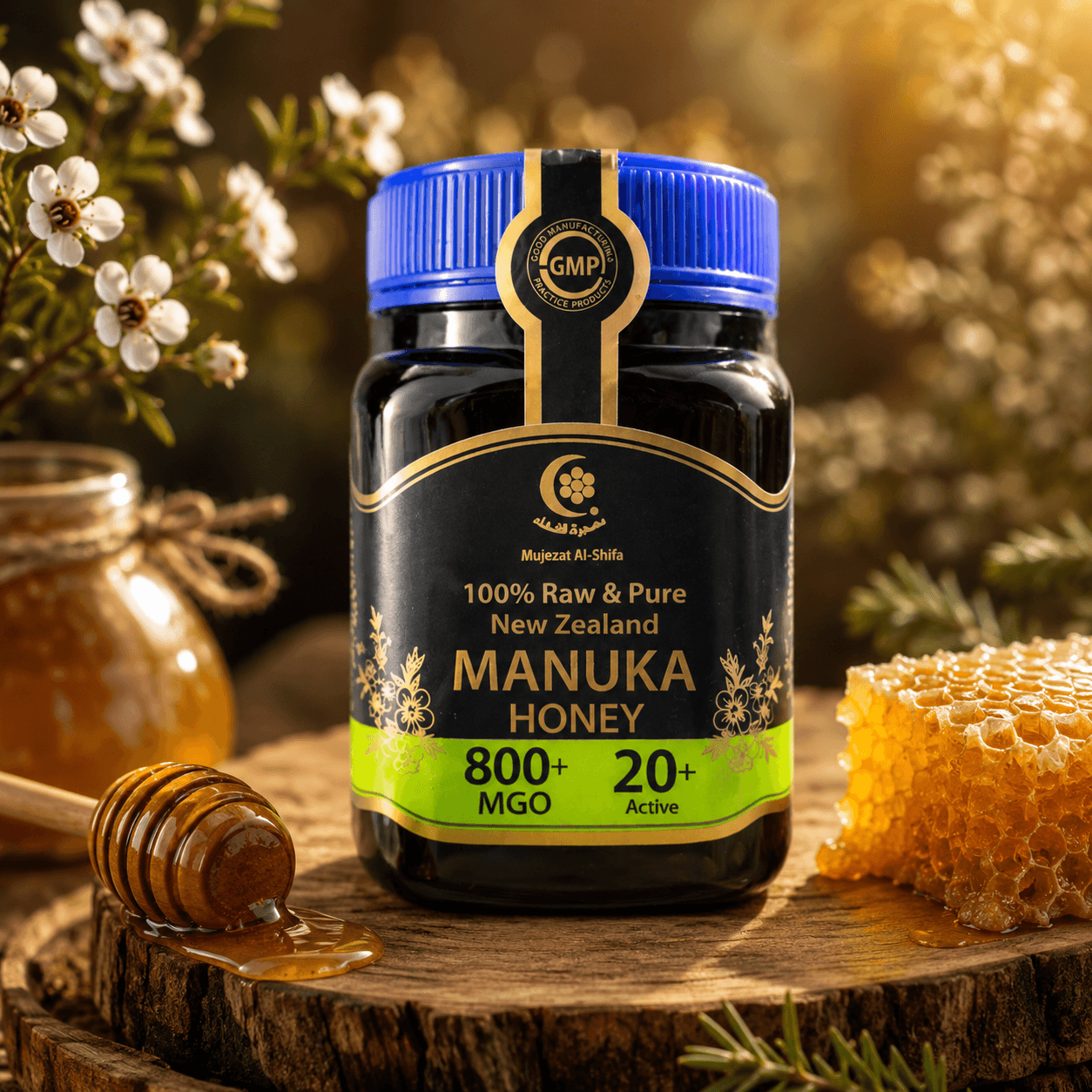 Ushqimore Mujeza Manuka Honey MGO 800+ (Active 20+) – Fuqia Maksimale e Natyrës nga Zelanda e Re